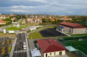 campo sportivo impianto Bellaria pontedera struttura sport calcio basket edilizia