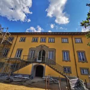 villa storica recupero ristrutturazione edilizia facciata rifacimento ponteggio